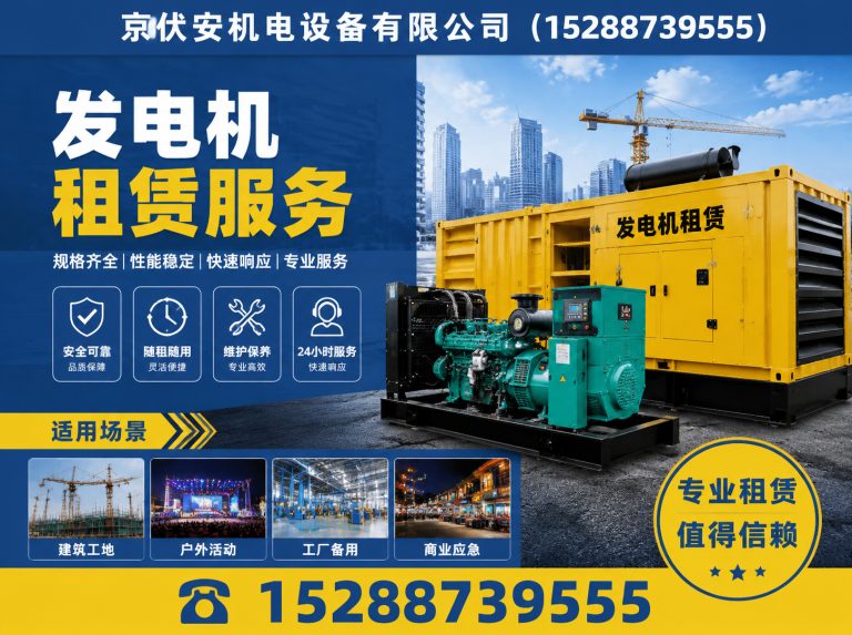 阿坝发电车出租展示图